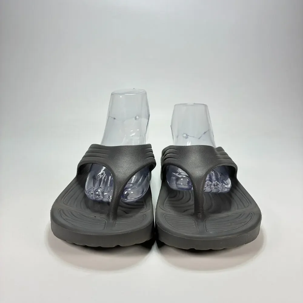 Bata Floatz Black Flip Flops Comfort Thong Lightweight Sandals Men's Size 9